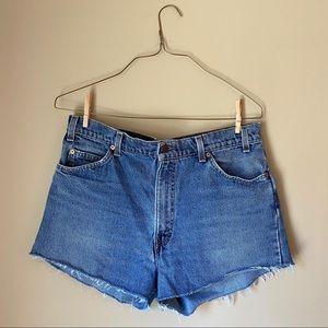 Vintage Levi’s Cut Off Denim Shorts 100% Cotton